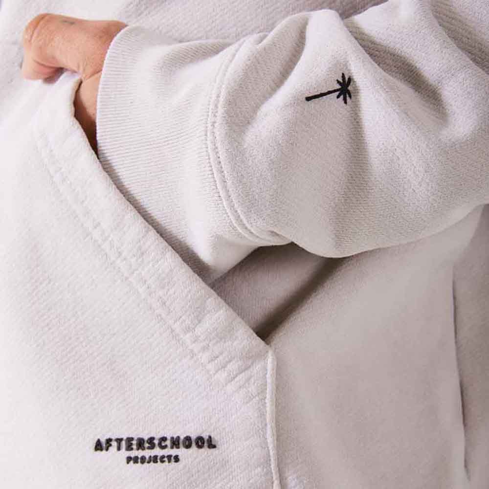 Afterschool Projects Hoodie oversize French Terry Bone.