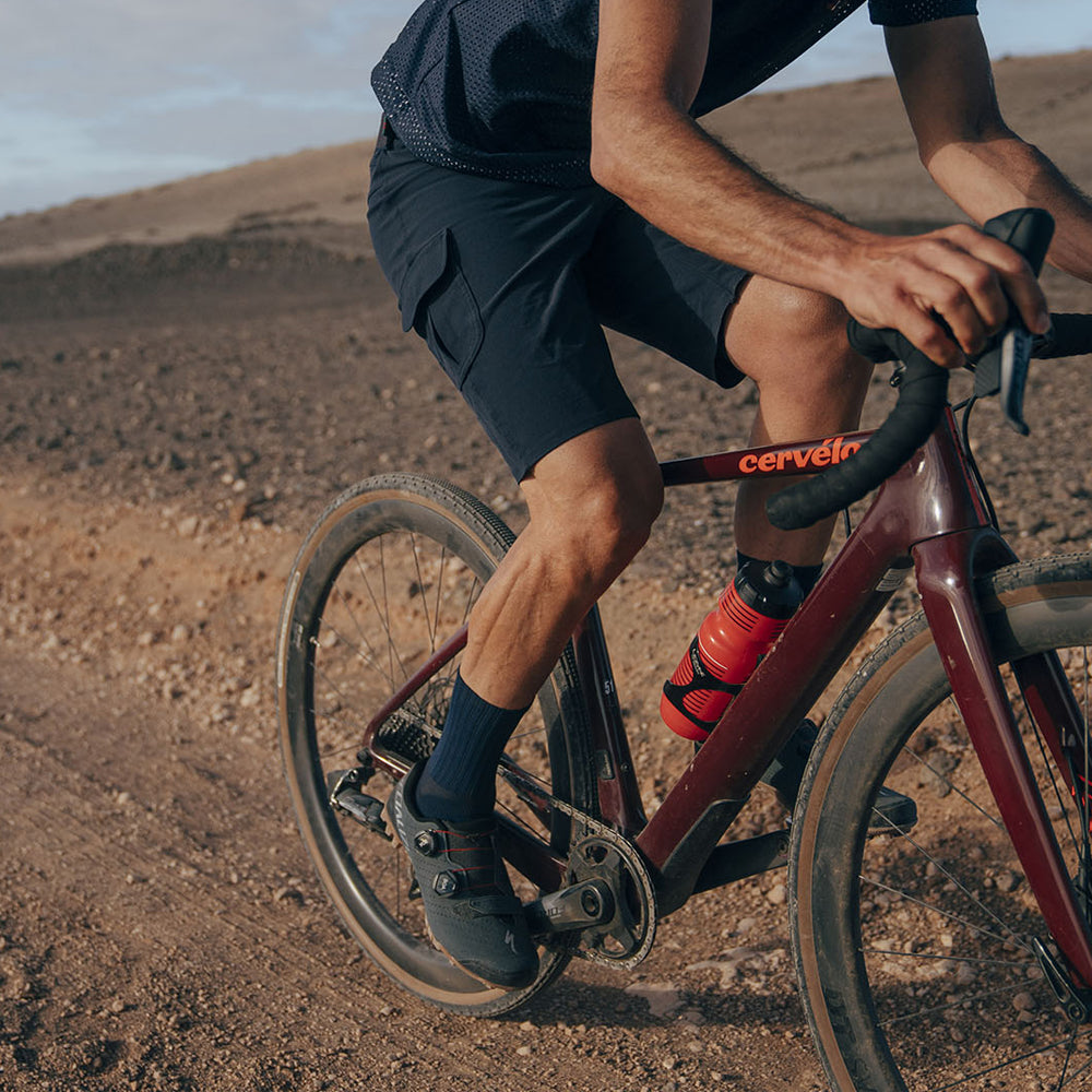 short gravel bike Cyclist's Cafe Gravel Shorts Virginia Navy – Steel Cyclewear