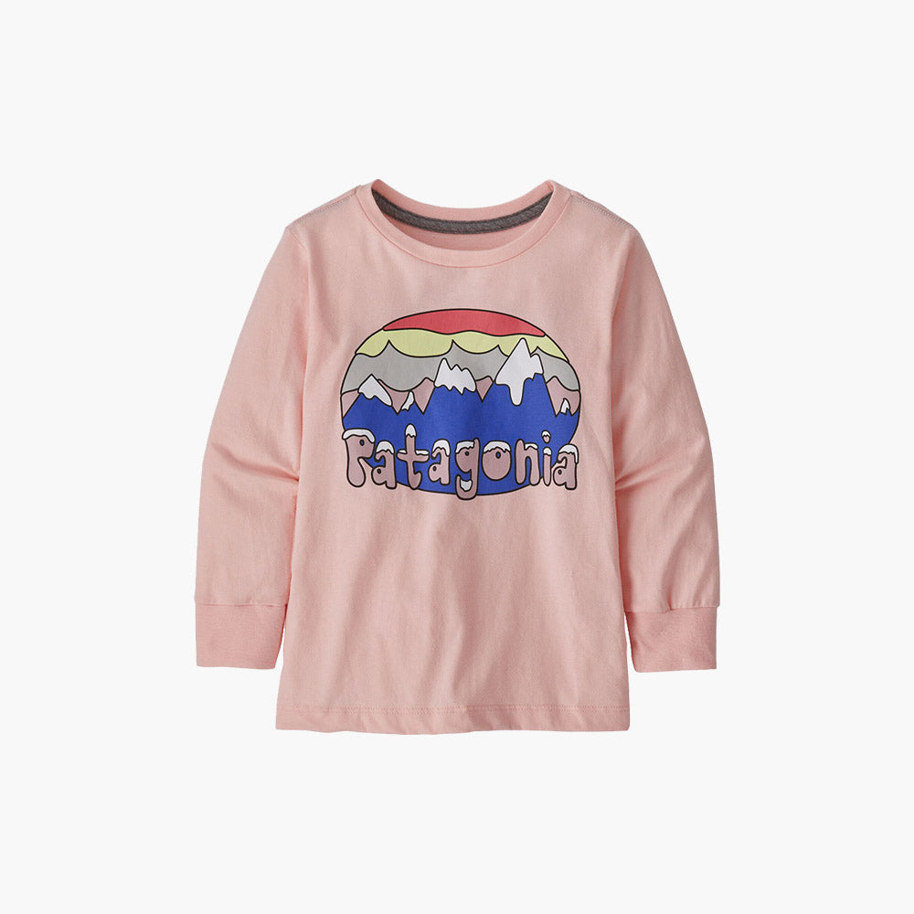 Patagonia t-shirt enfant Baby Graphic Organic T-shirt Seafan Pink