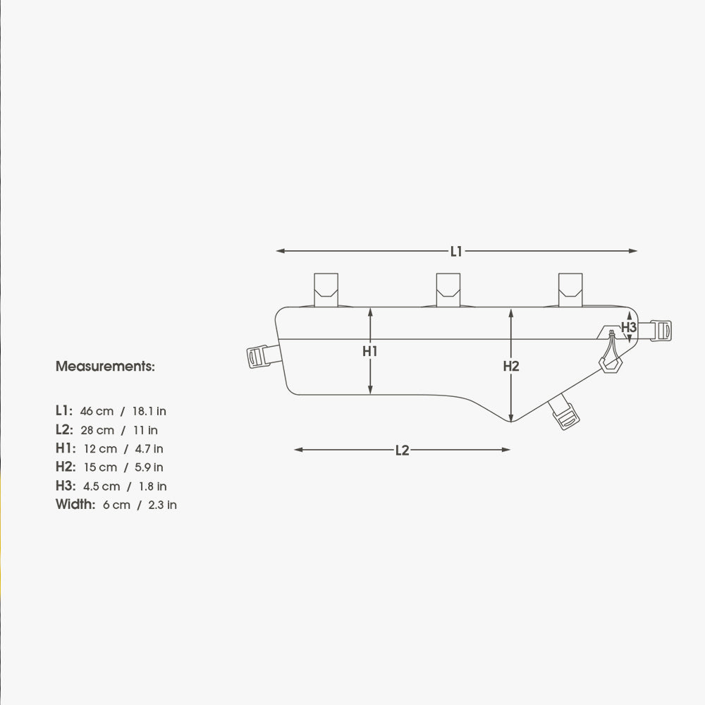 Apidura sacoche de cadre Expedition 4.5L